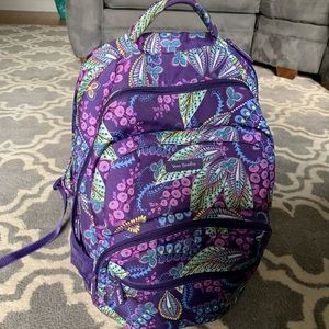 Vera Bradley backpack and matching lunch tote